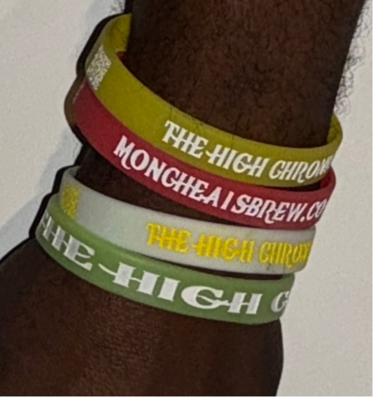 “The High Chronic” Glow-in-the-Dark Silicone Wristband – Bold, Durable & Unique