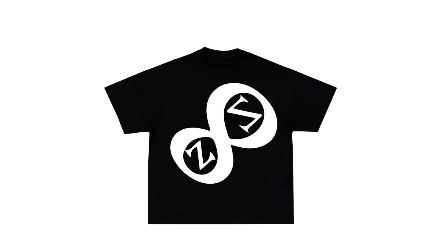 "BIG 8" BLACK T- Shirt By: Zimmz Effect