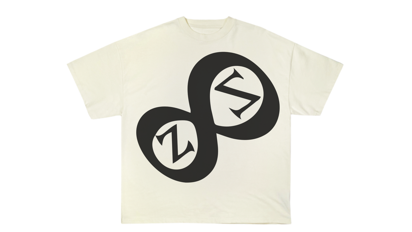 "BIG 8" WHITE T- Shirt By: Zimmz Effect