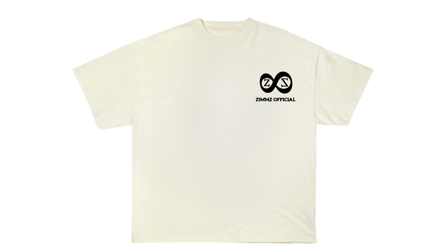 "INFINITE" WHITE T- Shirt By: Zimmz Effect