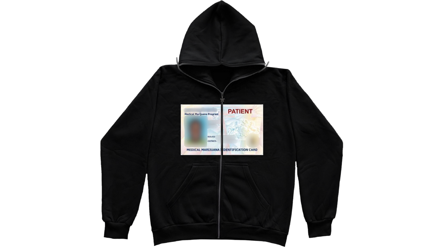 The High Chronic "Med Card" Zip Up Hoodie